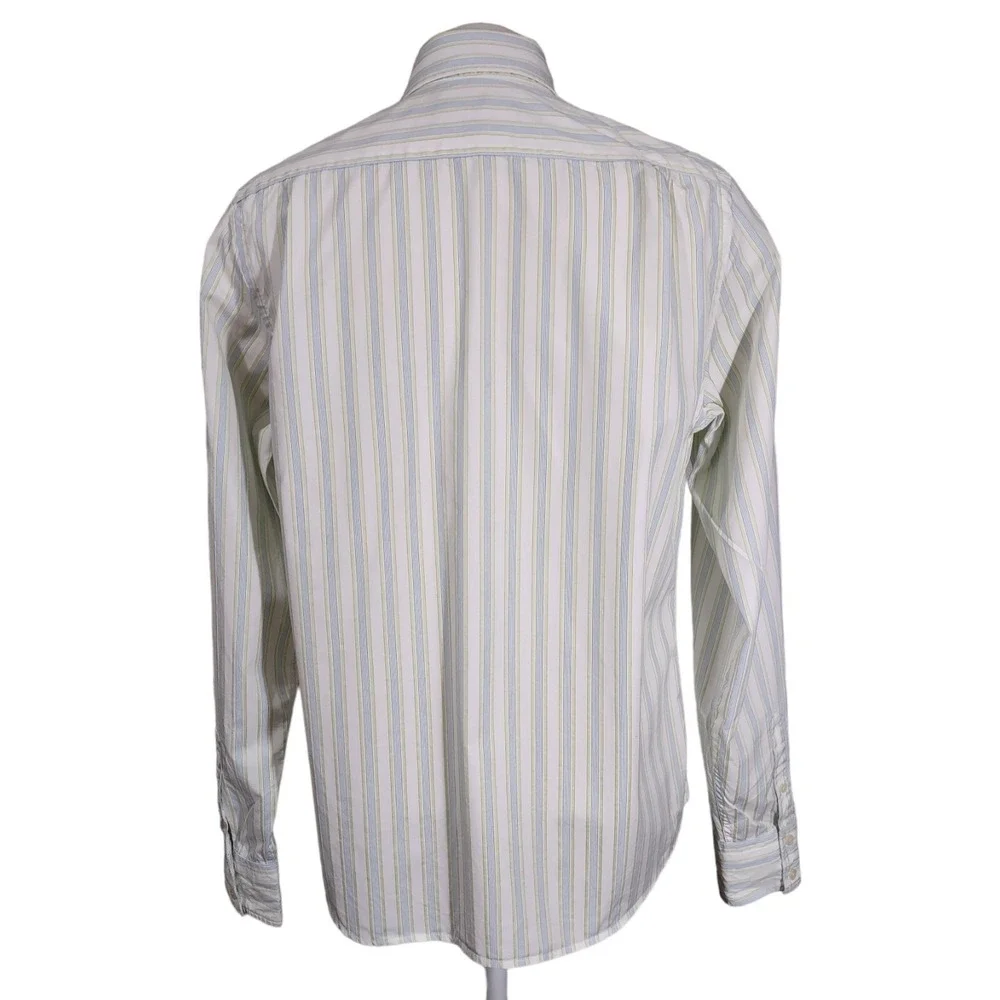 Abercrombie & Fitch Dress Shirt Mens XLarge Muscle Striped Button Up Long Sleeve